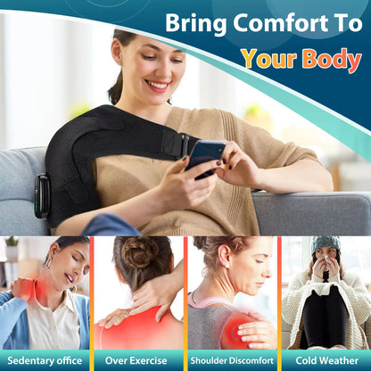 Electric Heating Shoulder Massager Brace