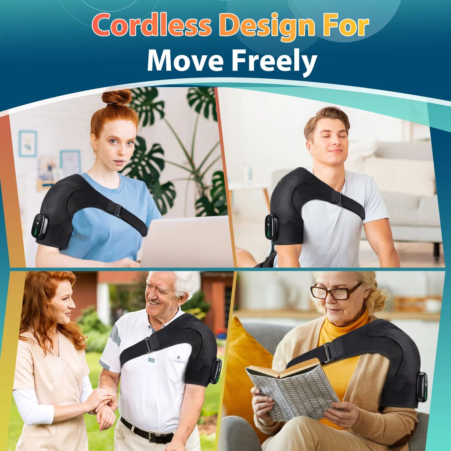 Electric Heating Shoulder Massager Brace